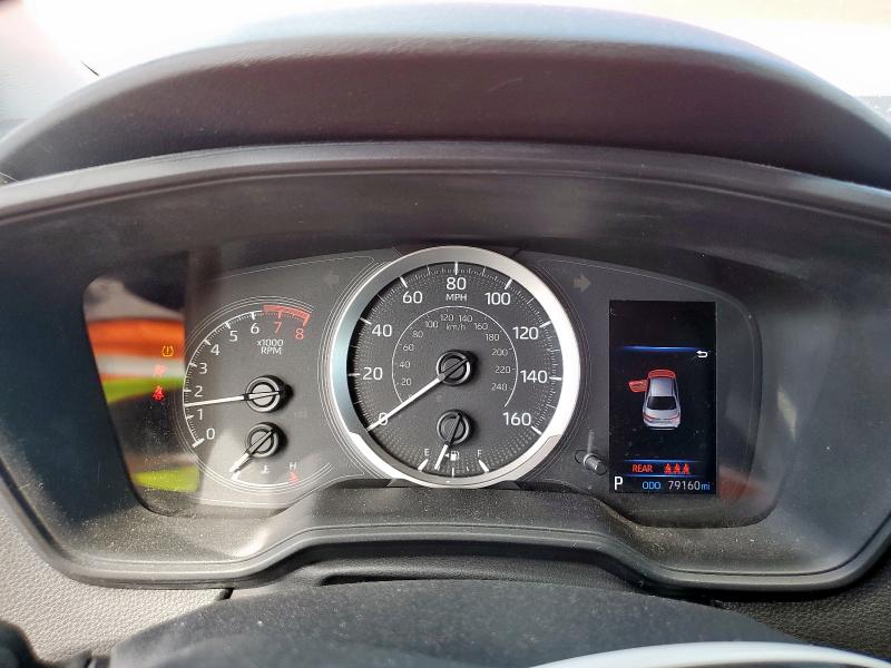 5YFEPMAE8MP213454 - 2021 TOYOTA COROLLA LE 红色 照片 9