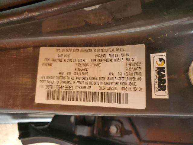 3MZBN1U76HM156363 - 2017 MAZDA 3 SPORT 灰色 照片 12