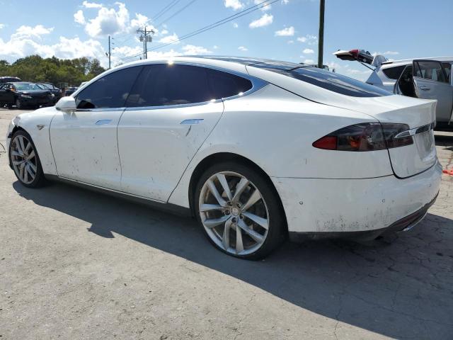 5YJSA1H14EFP60708 - 2014 TESLA MODEL S 白色 照片 2