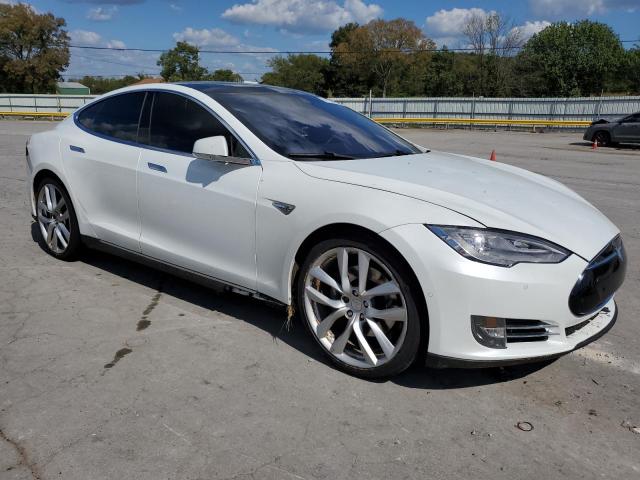 5YJSA1H14EFP60708 - 2014 TESLA MODEL S 白色 照片 4