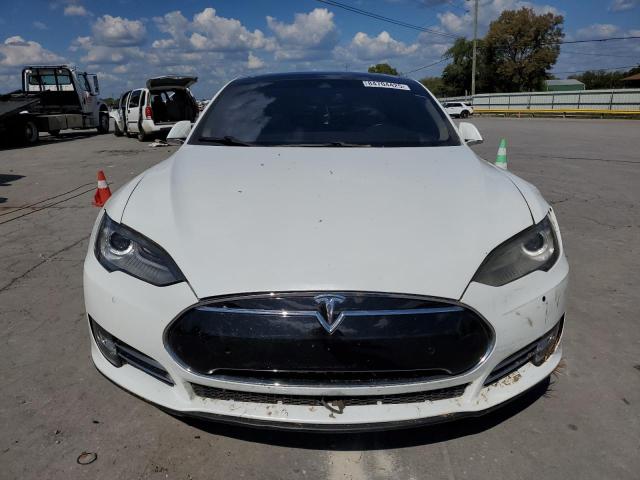 5YJSA1H14EFP60708 - 2014 TESLA MODEL S 白色 照片 5