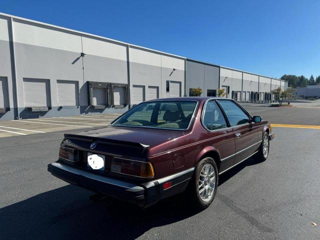 WBAEB7402E6728083 - 1984 BMW 633 CSI BURGUNDY photo 4