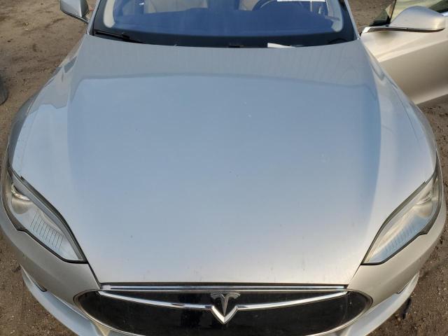 5YJSA1CN5DFP24938 - 2013 TESLA MODEL S SILVER photo 11