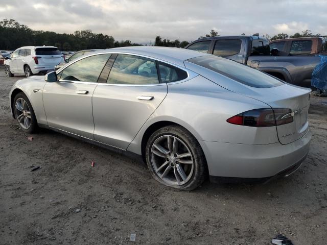 5YJSA1CN5DFP24938 - 2013 TESLA MODEL S SILVER photo 2