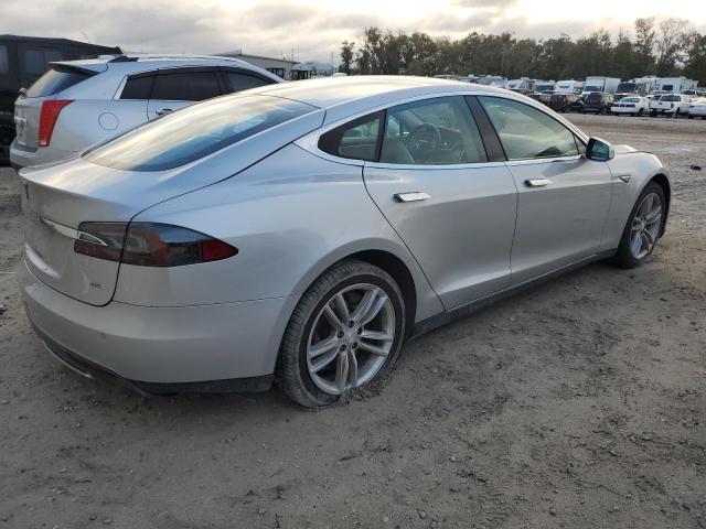 5YJSA1CN5DFP24938 - 2013 TESLA MODEL S SILVER photo 3