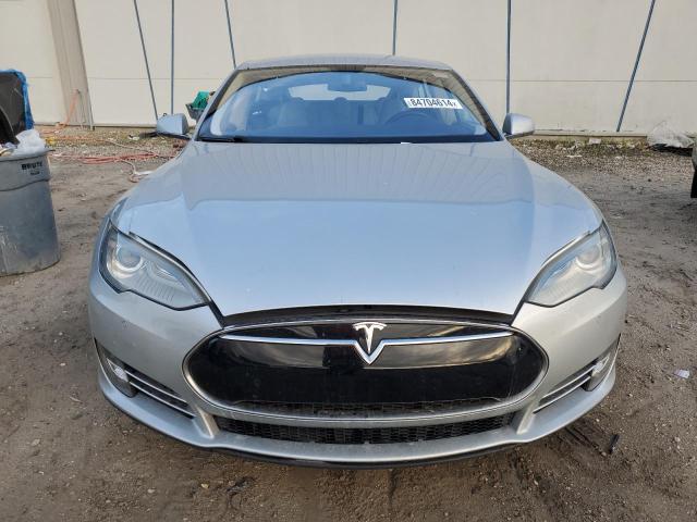 5YJSA1CN5DFP24938 - 2013 TESLA MODEL S SILVER photo 5