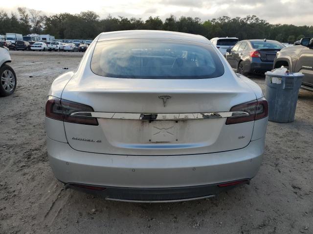 5YJSA1CN5DFP24938 - 2013 TESLA MODEL S SILVER photo 6