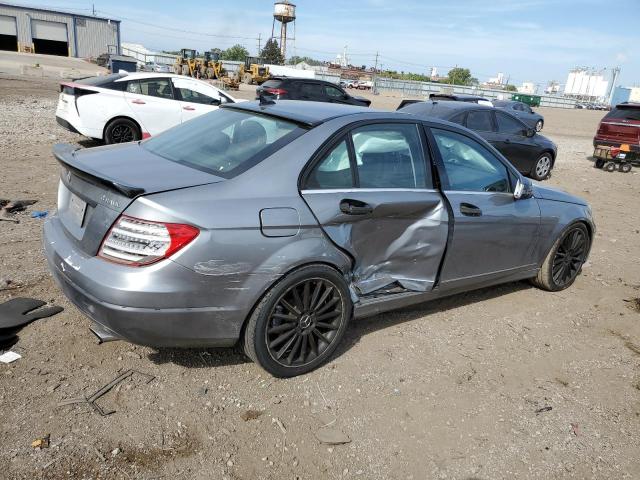 WDDGF8BB1CR235071 - 2012 MERCEDES-BENZ C 300 4MATIC GRAY photo 3