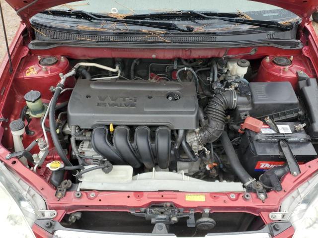 JTDBR32E060057719 - 2006 TOYOTA COROLLA CE RED photo 11