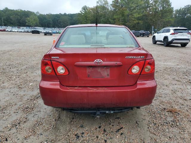 JTDBR32E060057719 - 2006 TOYOTA COROLLA CE RED photo 6