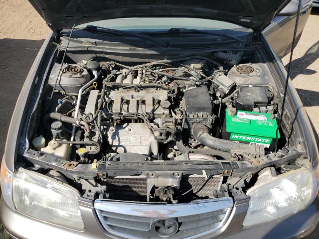 1YVGF22C715200453 - 2001 MAZDA 626 ES GRAY photo 11