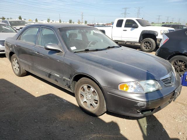 1YVGF22C715200453 - 2001 MAZDA 626 ES GRAY photo 4