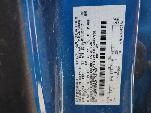 1FMEE5DP4PLB61547 - 2023 FORD BRONCO BASE ლურჯი ფოტო 13