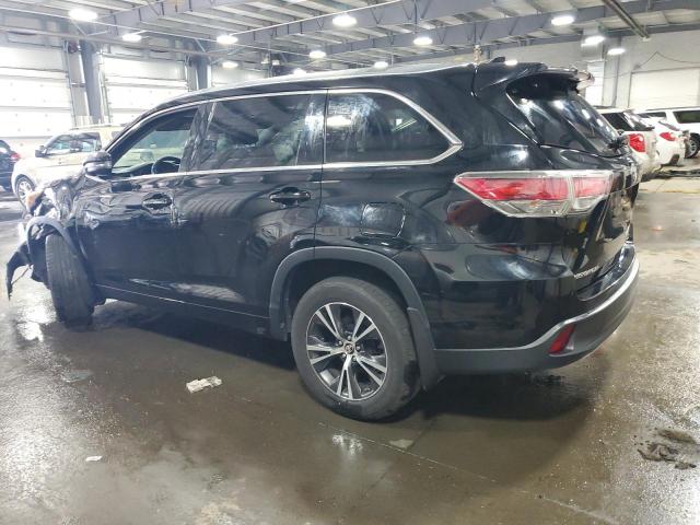 5TDJKRFH3GS328455 - 2016 TOYOTA HIGHLANDER XLE 黑色 照片 2