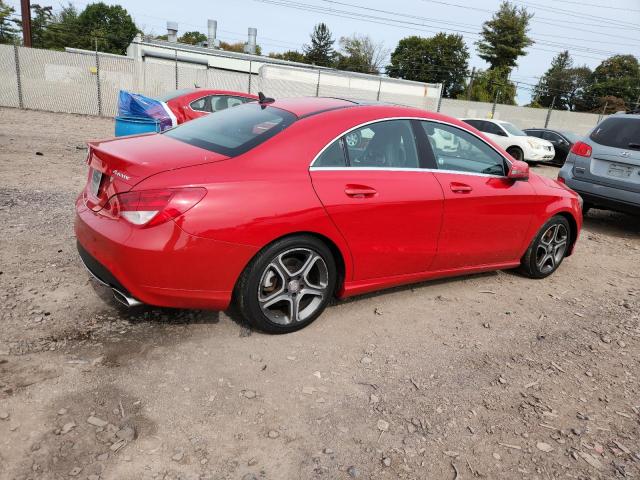 WDDSJ4GB4EN105063 - 2014 MERCEDES-BENZ CLA 250 4MATIC RED photo 3