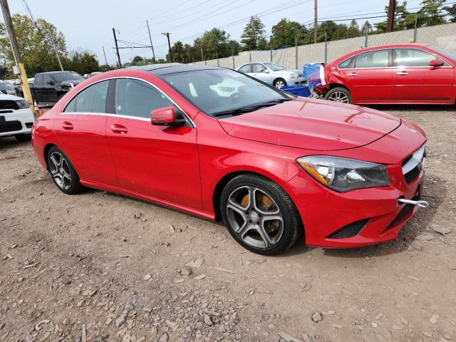 WDDSJ4GB4EN105063 - 2014 MERCEDES-BENZ CLA 250 4MATIC RED photo 4