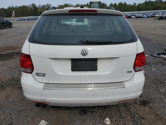 3VWPL7AJ3CM641874 - 2012 VOLKSWAGEN JETTA TDI WHITE photo 6