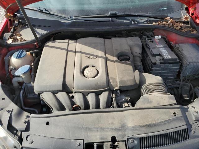 WVWDB7AJXAW315589 - 2010 VOLKSWAGEN GOLF RED photo 11