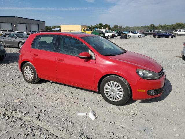 WVWDB7AJXAW315589 - 2010 VOLKSWAGEN GOLF RED photo 4
