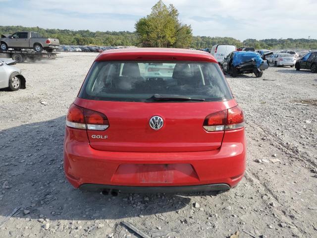 WVWDB7AJXAW315589 - 2010 VOLKSWAGEN GOLF RED photo 6
