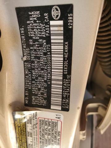 4T1BK36B55U054175 - 2005 TOYOTA AVALON XL TAN photo 13