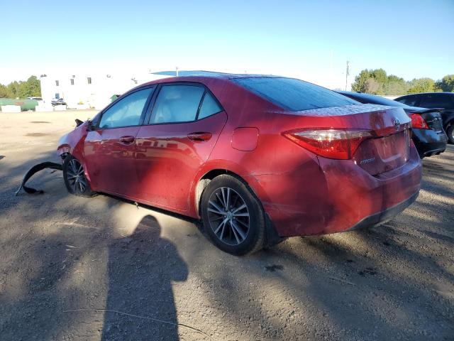 2T1BURHE1JC013722 - 2018 TOYOTA COROLLA L Rouge photo 2
