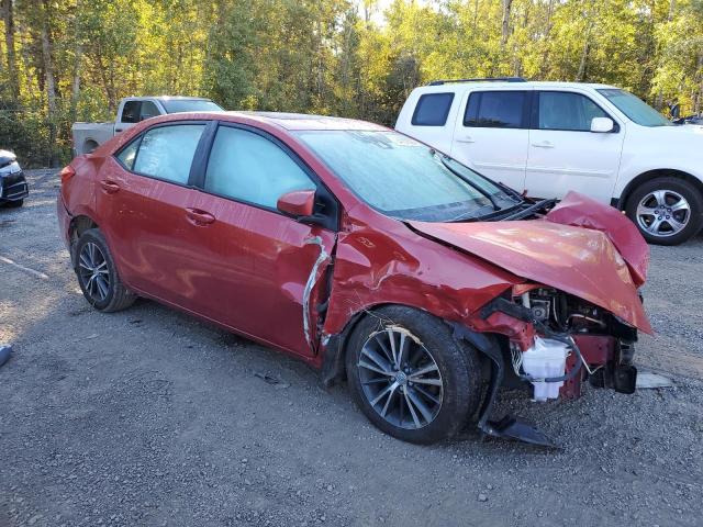 2T1BURHE1JC013722 - 2018 TOYOTA COROLLA L Rouge photo 4