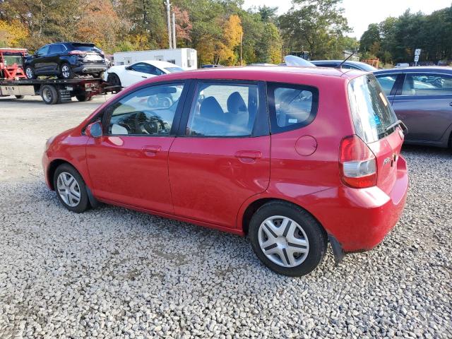 JHMGD38458S067039 - 2008 HONDA FIT RED photo 2