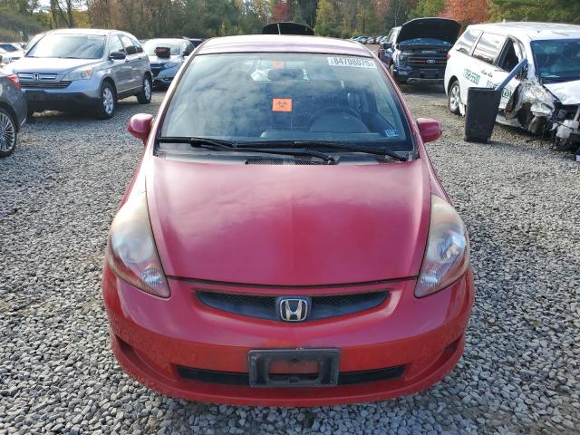 JHMGD38458S067039 - 2008 HONDA FIT RED photo 5
