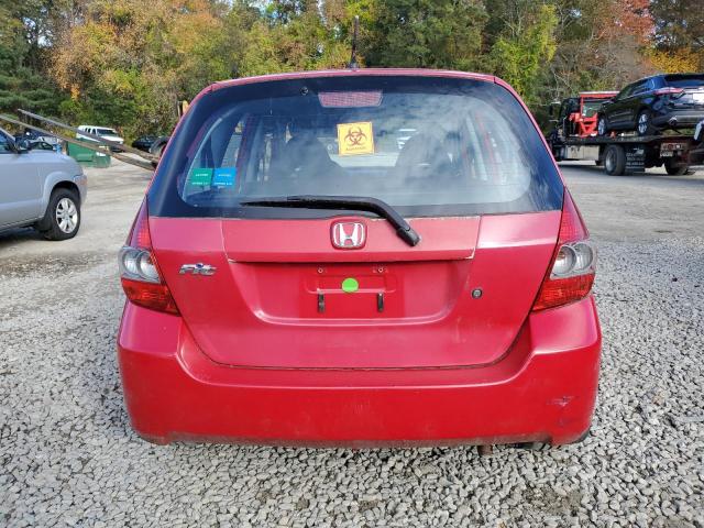 JHMGD38458S067039 - 2008 HONDA FIT RED photo 6