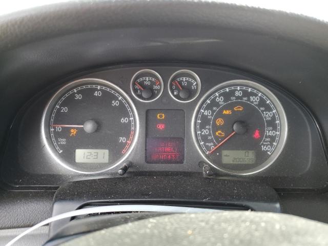 WVWYH63B94E134509 - 2004 VOLKSWAGEN PASSAT GLX 4MOTION GRAY photo 9