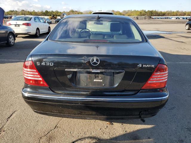 WDBNG83J65A460364 - 2005 MERCEDES-BENZ S 430 4MATIC BLACK photo 6