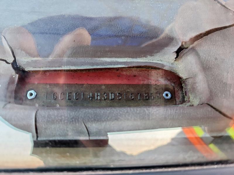 1GCEC14H3DS167854 - 1983 CHEVROLET C10 BLACK photo 12