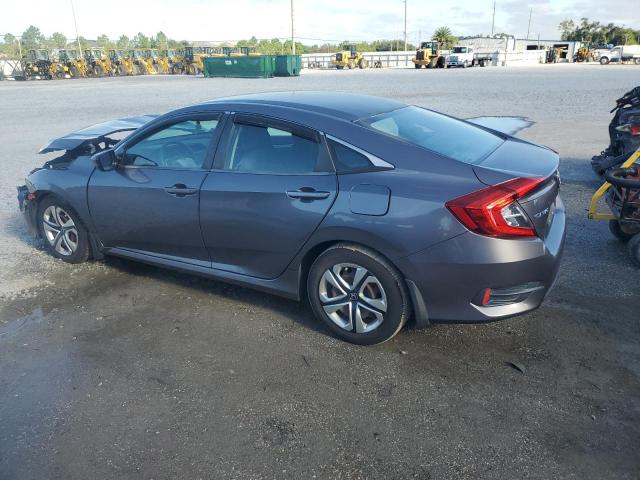 19XFC2F52JE003913 - 2018 HONDA CIVIC LX GRAY photo 2