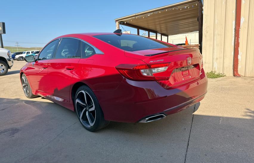1HGCV1F33MA061396 - 2021 HONDA ACCORD SPORT RED photo 3