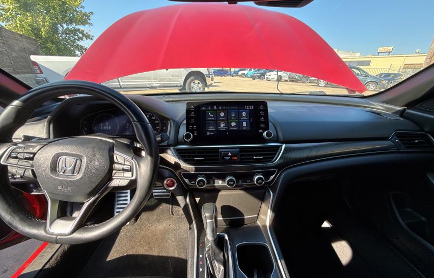 1HGCV1F33MA061396 - 2021 HONDA ACCORD SPORT RED photo 9