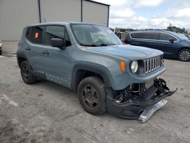 ZACCJBAB0JPJ46350 - 2018 JEEP RENEGADE SPORT ნაცრისფერი ფოტო 4