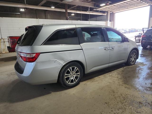 5FNRL5H66CB027326 - 2012 HONDA ODYSSEY EXL ვერცხლისფერი ფოტო 3