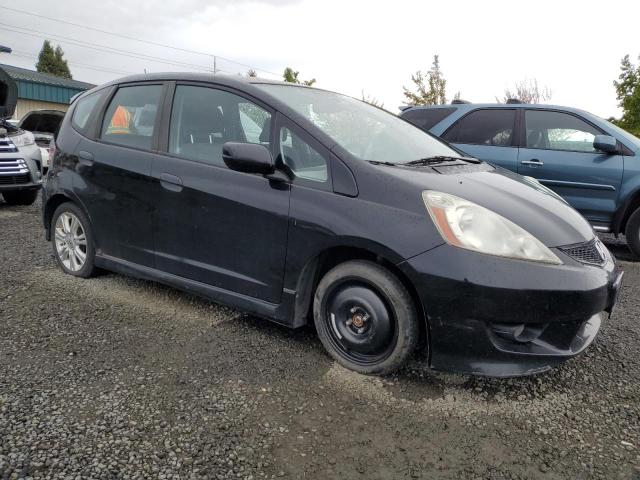 JHMGE8G42AS025297 - 2010 HONDA FIT SPORT BLACK photo 4