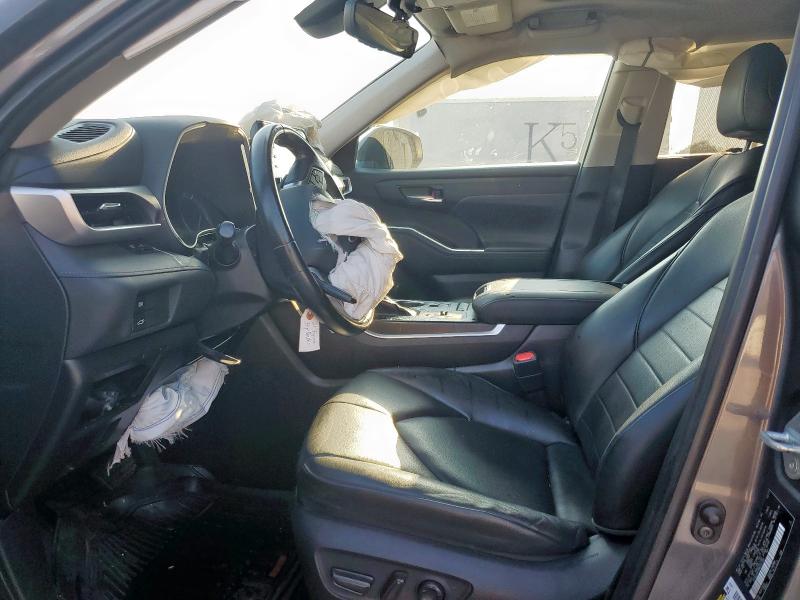 5TDGZRAH5MS524180 - 2021 TOYOTA HIGHLANDER XLE 灰色 照片 7