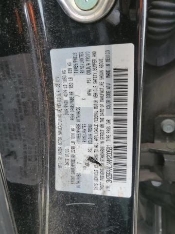 3MZBPAALXMM200581 - 2021 MAZDA 3 BLACK photo 12