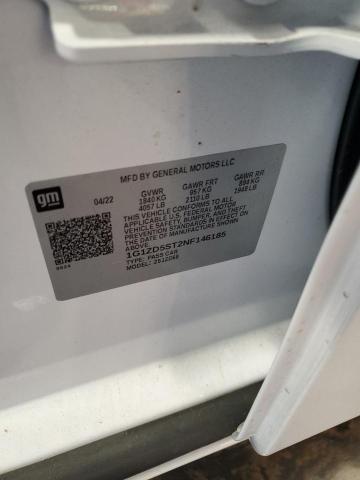 1G1ZD5ST2NF146185 - 2022 CHEVROLET MALIBU LT 白色 照片 13