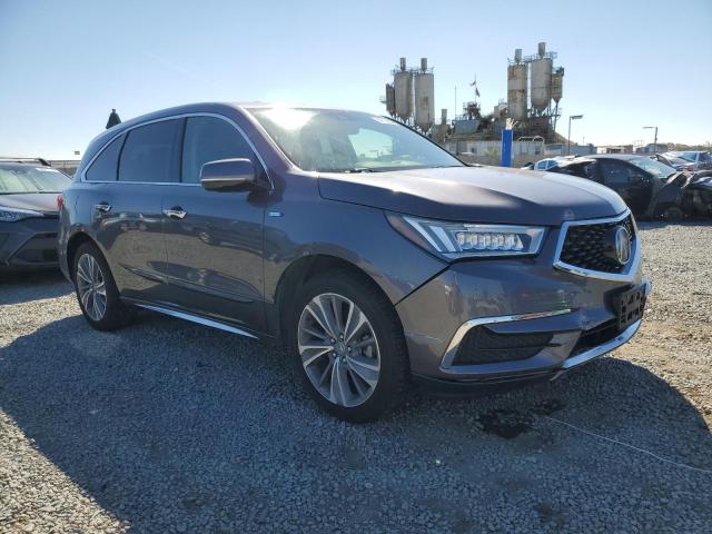 5J8YD7H57JL000501 - 2018 ACURA MDX SPORT HYBRID TECHNOLOGY GRAY photo 4