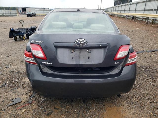 4T1BF3EK5AU040356 - 2010 TOYOTA CAMRY BASE GRAY photo 6