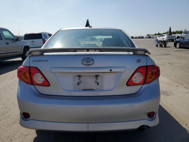 1NXBU40E39Z134096 - 2009 TOYOTA COROLLA BASE Արծաթագույն լուսանկար 6