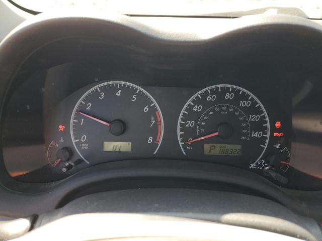 1NXBU40E39Z134096 - 2009 TOYOTA COROLLA BASE Արծաթագույն լուսանկար 9