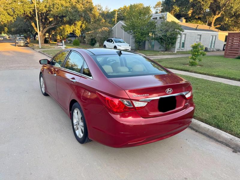 5NPEC4AC0DH634480 - 2013 HYUNDAI SONATA SE Қызыл фото 3