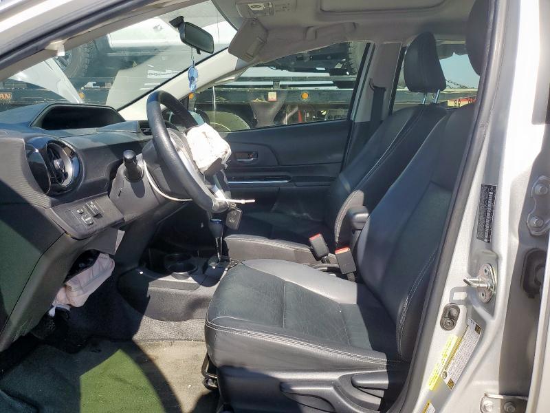 JTDKDTB39G1130210 - 2016 TOYOTA PRIUS C SILVER photo 7