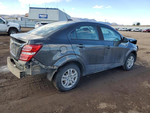 1G1JB5SH7H4162784 - 2017 CHEVROLET SONIC LS GRAY photo 3