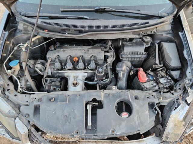 19XFB2F58DE013160 - 2013 HONDA CIVIC LX GRAY photo 11